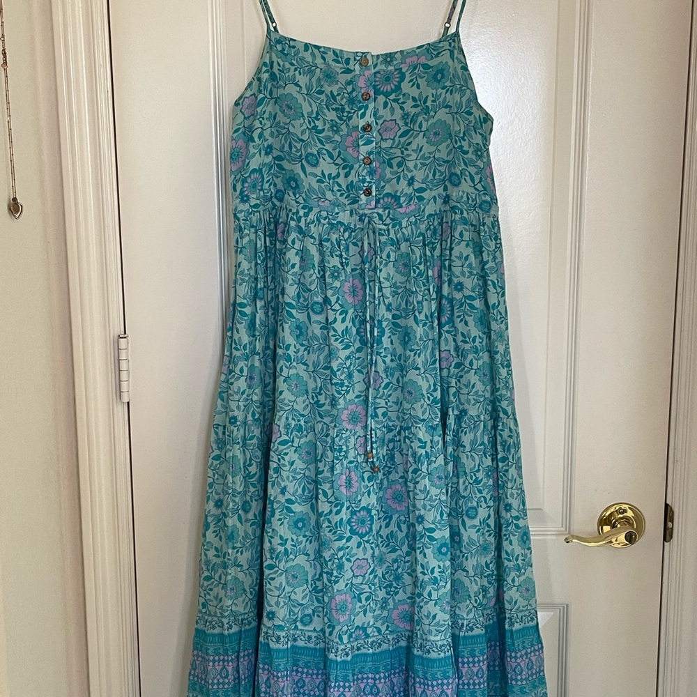 SPELL x REVOLVE Lightweight Sundress in Blue Floral - Picture 3 of 10